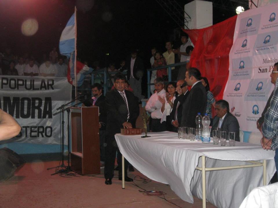 Nour es el nuevo intendente de San Pedro de Guasayán