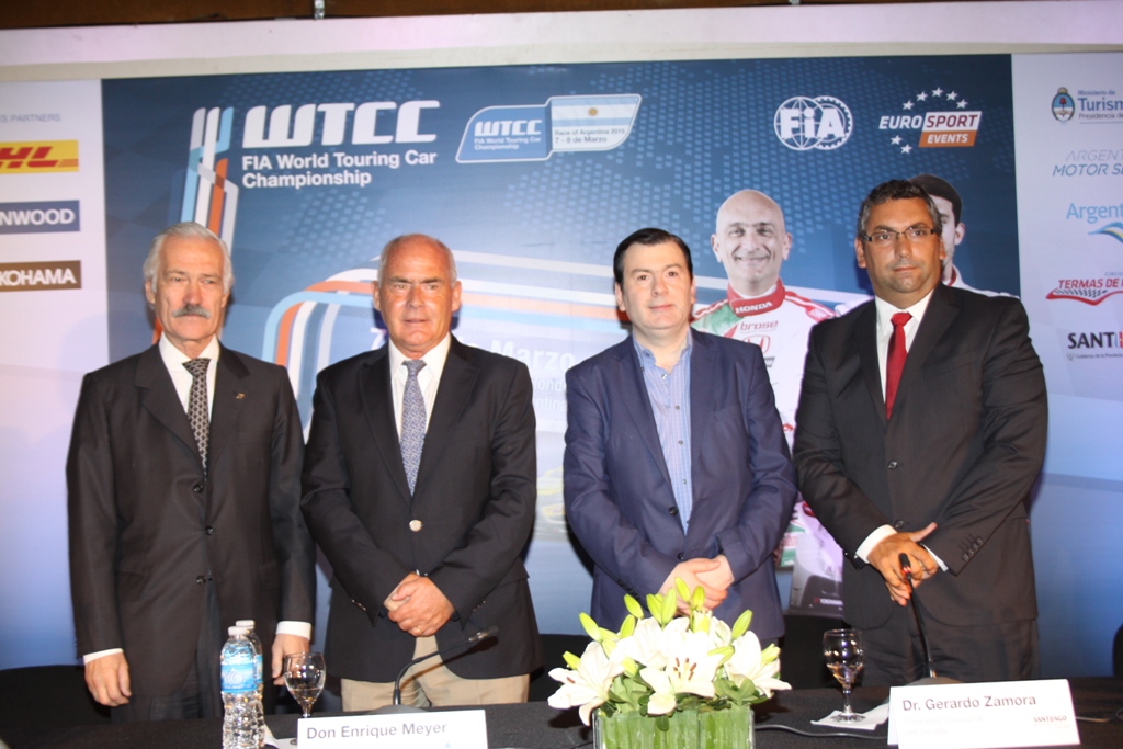 La fecha del WTCC 2015 en Las Termas de Río Hondo fue presentada a nivel nacional