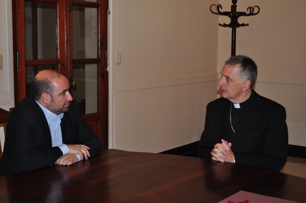 Mirolo destacó el trabajo de monseñor Torrado Mosconi en la provincia