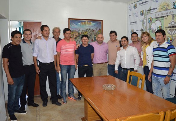 Mirolo recibió al equipo de fútbol no vidente ‘‘Los Leones de La Banda’’