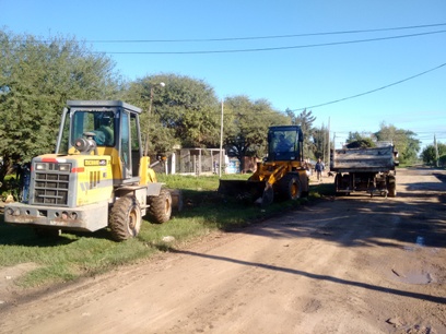 Se efectuó importante operativo de limpieza en el barrio Central Argentino