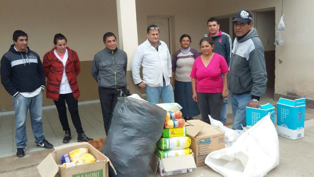 Entregaron donaciones a comedores de las localidades de Los Toloza y Los Peralta