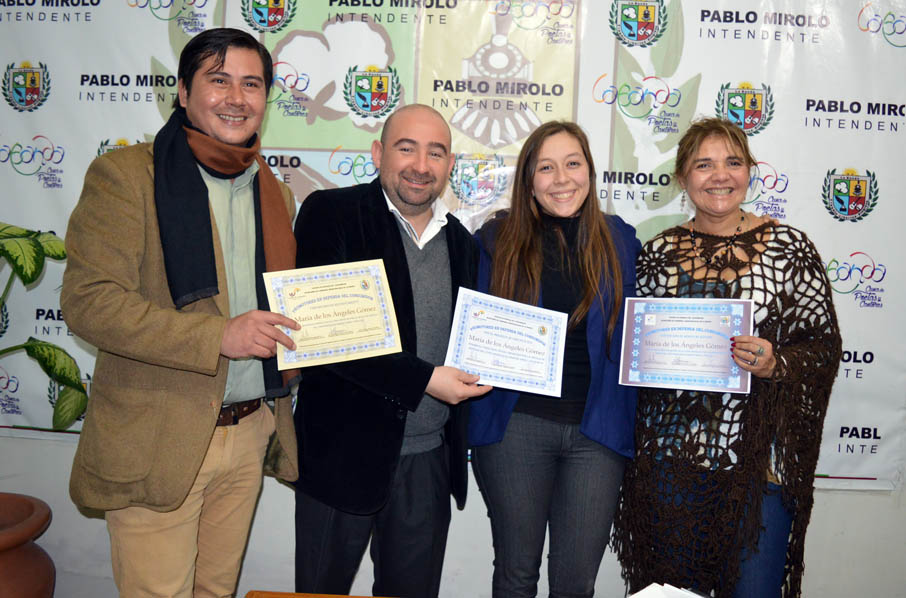 Entregaron los certificados a promotores de derechos del consumidor