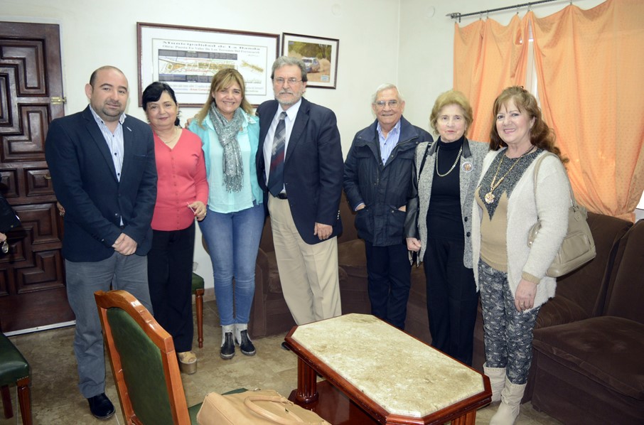 Mirolo recibió la visita del historiador Jorge Olarte