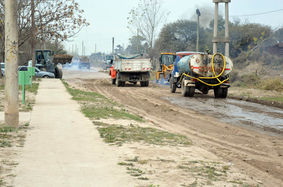Establecieron nuevo cronograma de riego de calles para toda la ciudad