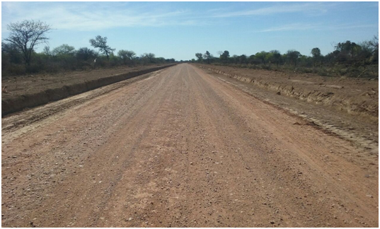 Enripiaron los caminos del interior de Laprida y Santa Rosa