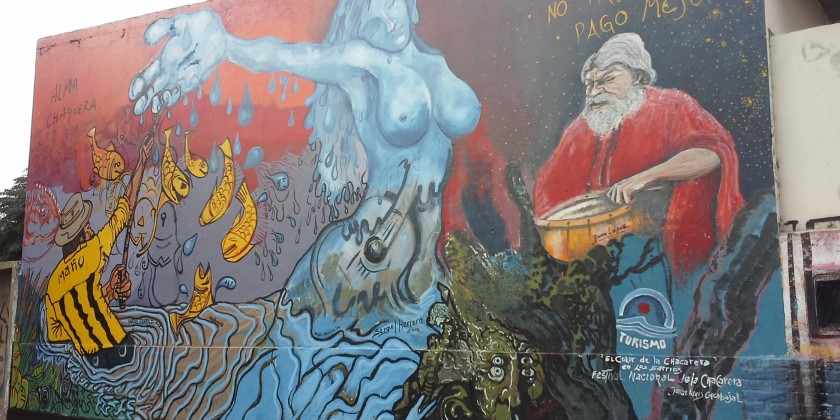 “Los colores de la chacarera” comienzan a pintar murales entre Santiago y La Banda