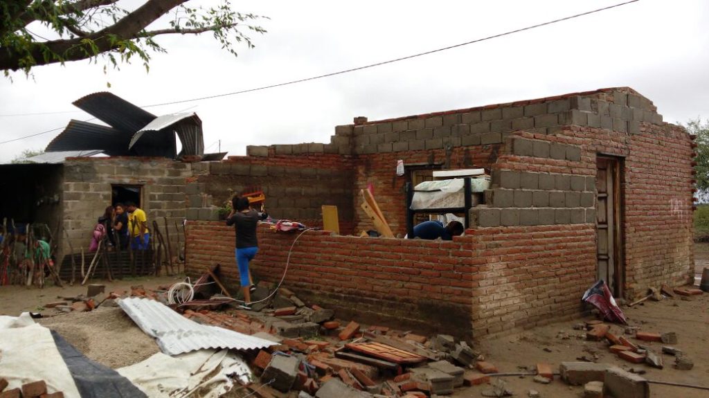La fuerza natural volvió a sacudir con rudeza la ciudad de San Pedro de Guasayán