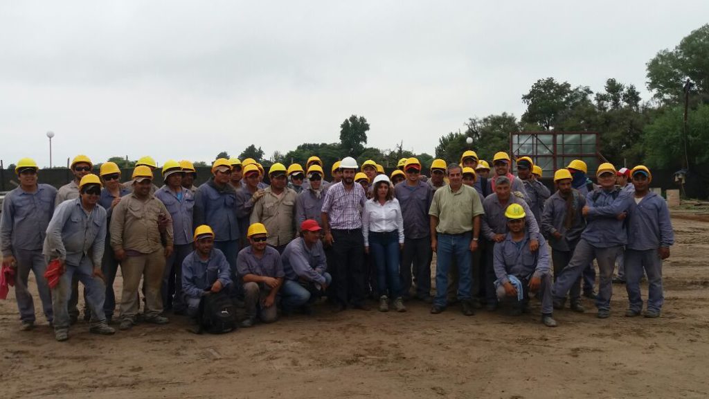 Funcionarios nacionales y provinciales recorrieron  obras en el interior del Plan Nacional de Hábitat
