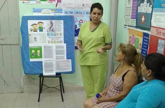 Salud Municipal brindó capacitación sobre cáncer infantil en el Camm de Tabla Redonda