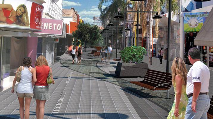 Comienzan las obras en el microcentro santiagueño para crear  las “nuevas peatonales”