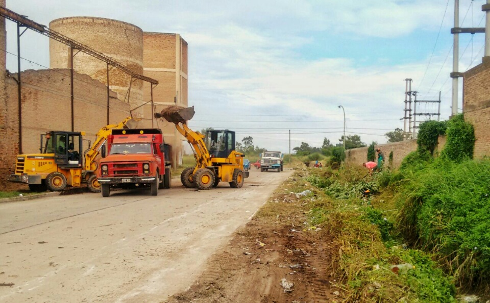 Se realizó un operativo integral de limpieza en el barrio Los Lagos Se realizó un operativo integral de limpieza en el barrio Los Lagos