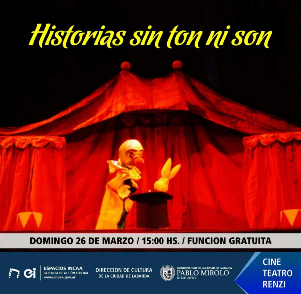 “Historias Sin Ton ni Son” llega al Renzi este domingo