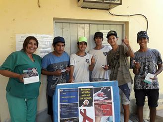 Se brindó capacitación sobre VIH-Sida a un grupo de adolescentes del barrio Tabla Redonda