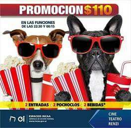 A partir de este lunes el Cine Teatro Renzi ofrecerá promociones para las dos funciones