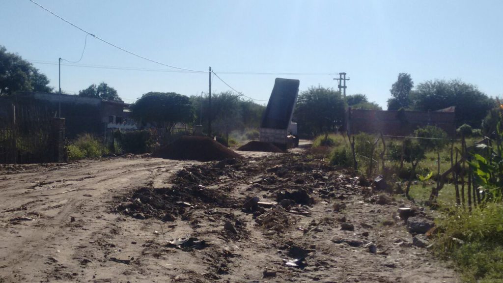 La comuna avanza en la construcción de la defensa de la ribera