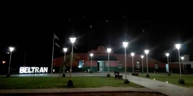 Las noches de Beltrán son diferentes con las obras de reconversión lumínica