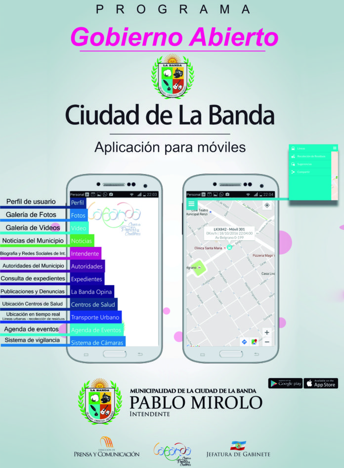 La aplicación “Ciudad de La Banda”, una de las más elegidas a la hora de verificar el curso de expedientes