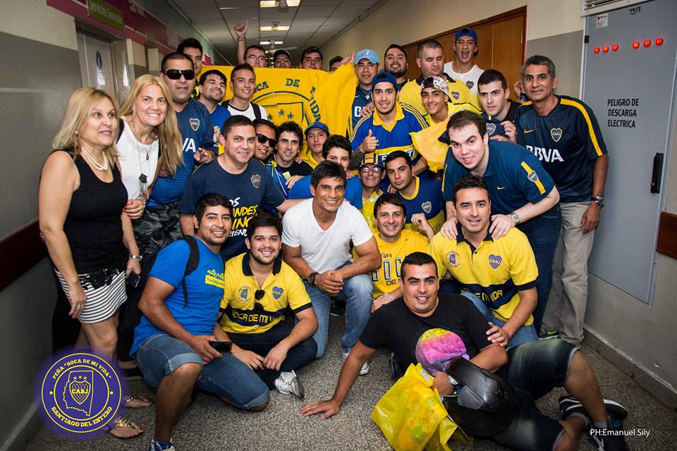 El Vicepresidente de Boca, glorias del Club y las copas Libertadores e Intercontinental llegan a Santiago El Vicepresidente de Boca, glorias del Club y las copas Libertadores e Intercontinental llegan a Santiago