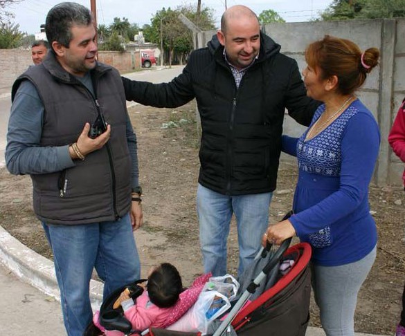  Mirolo recorrió Clodomira  y dialogó con vecinos y comerciantes