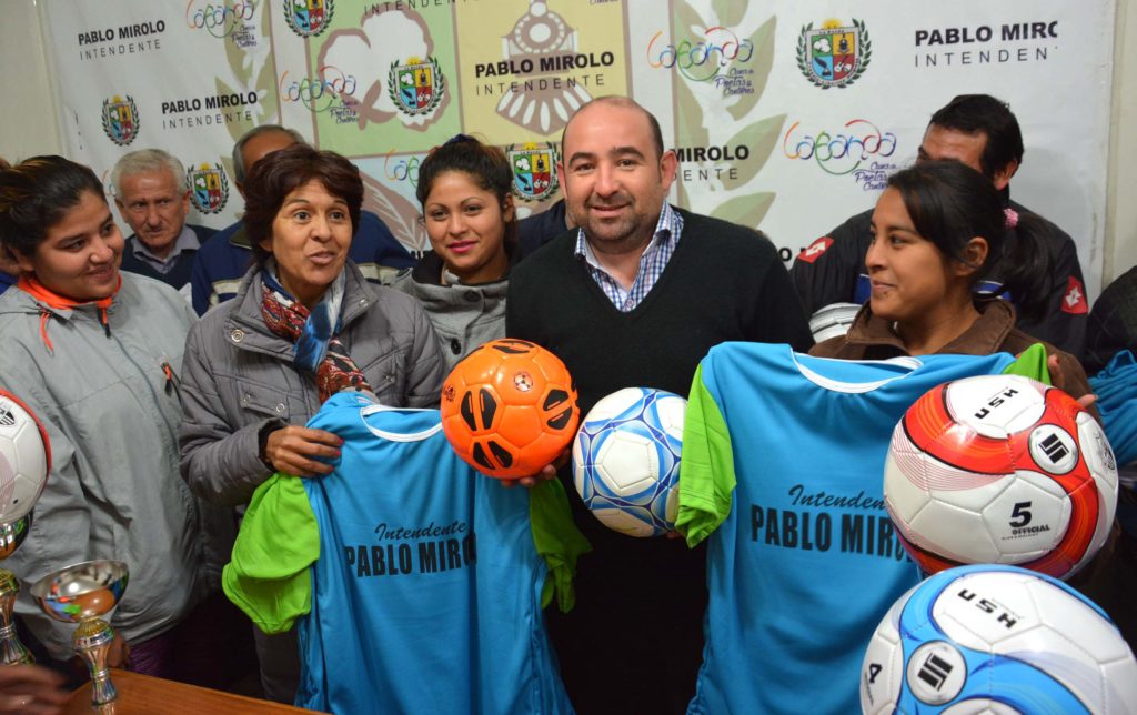El municipio continúa brindando su apoyo a clubes de fútbol de la ciudad