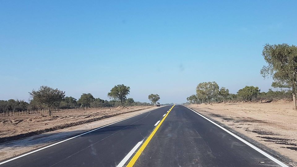 Finalizaron los trabajos en la ruta que une las ciudades de Los Telares y Sumampa
