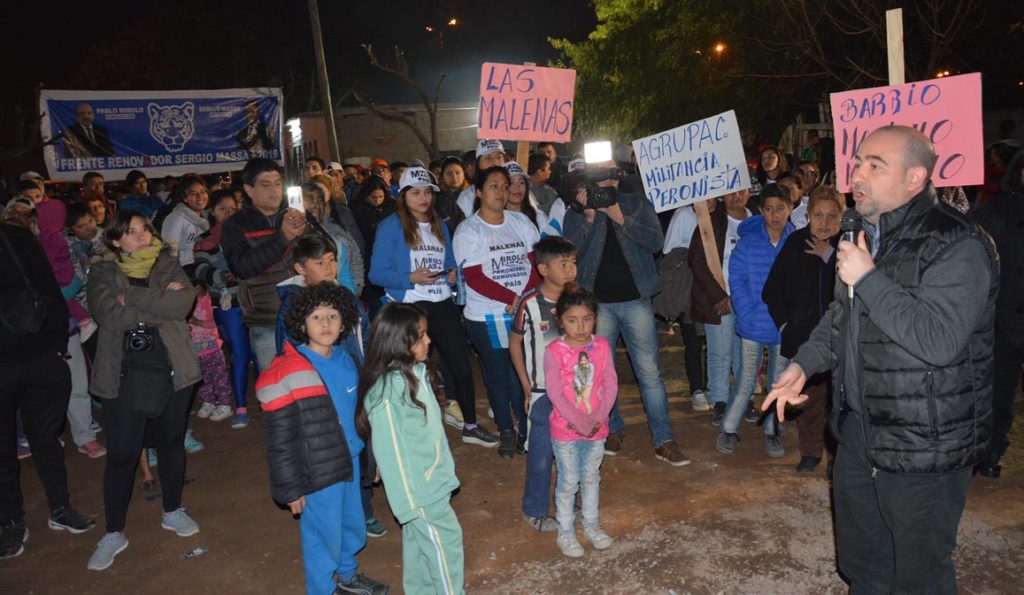 Mirolo llamó a los santiagueños a votar por la renovación para salir de la pobreza