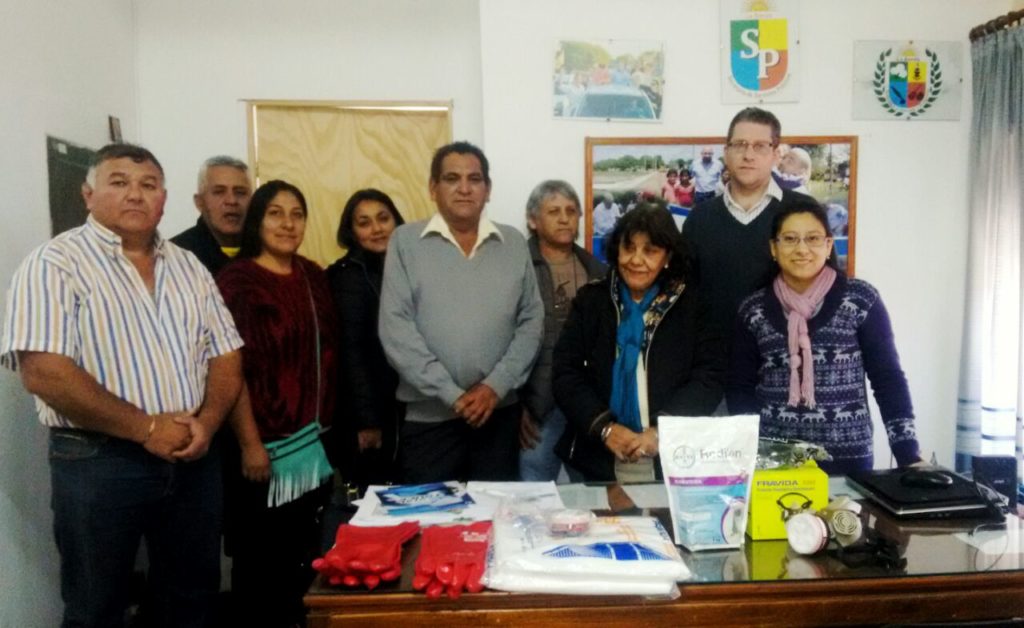Control Alimentario y Saneamiento Ambiental recibieron equipos de fumigación