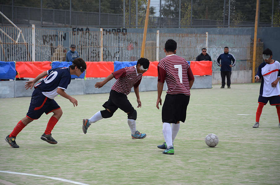 El Campeonato de Fútbol Sala para Ciegos reunió a cuatro provincias