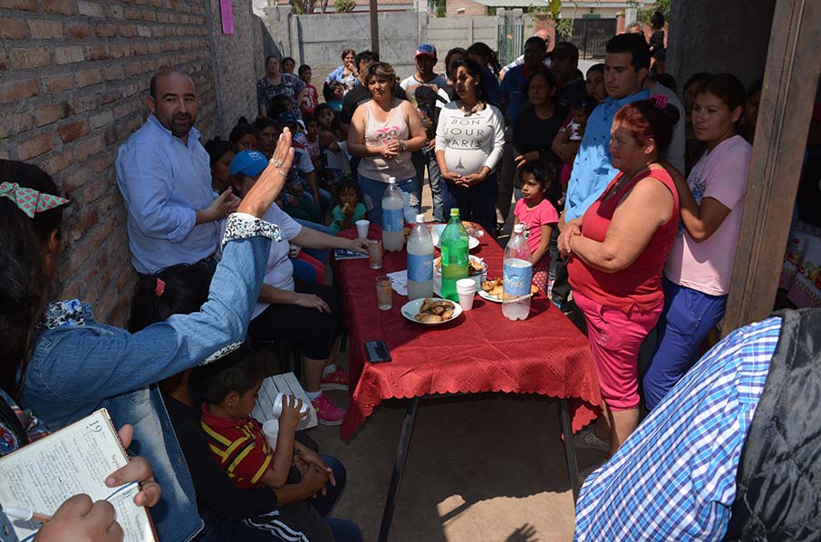 Mirolo celebró la creación de un comedor municipal en el barrio 25 de Mayo 100 Viviendas