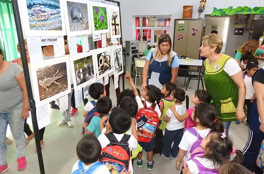 La flora y fauna santiagueña despierta el interés de los más pequeños