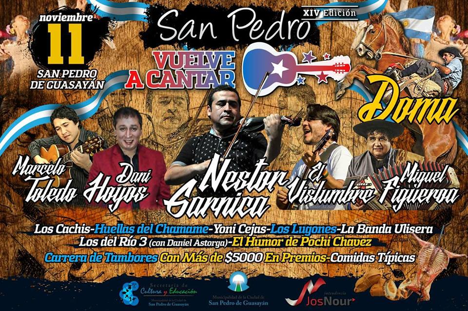 Néstor Garnica y El Vislumbre se suman a la cartelera del Festival “San Pedro vuelve a cantar”