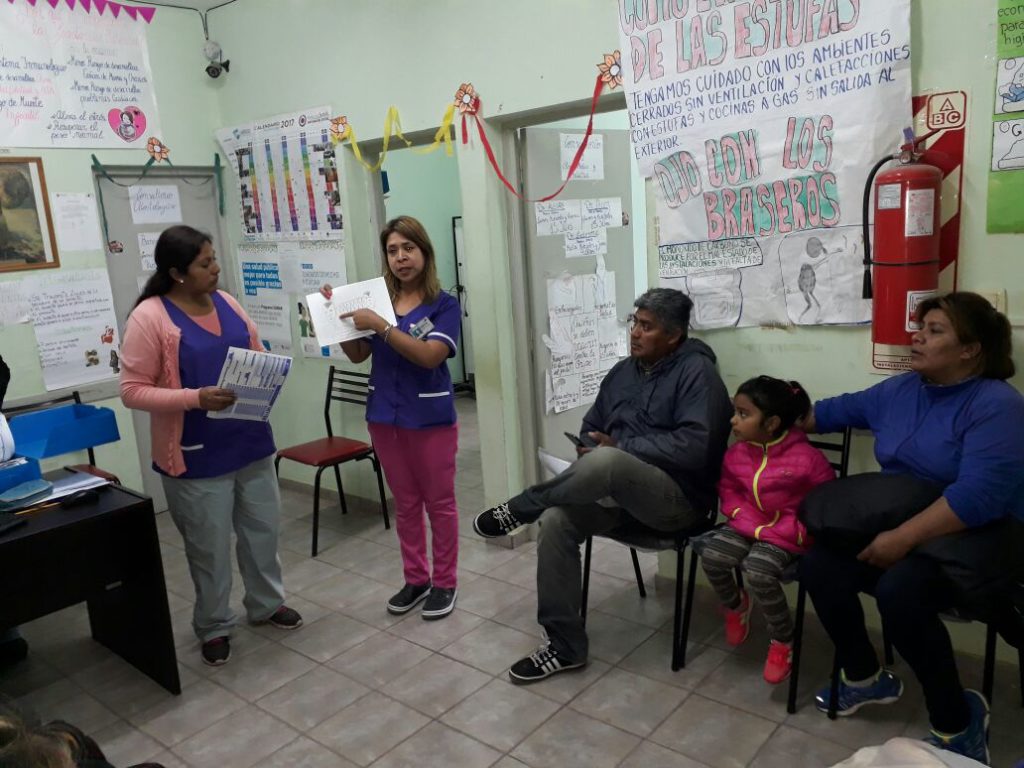 Salud Municipal llegó con sus talleres al Camm del Bº Ampliación 1ºde Mayo