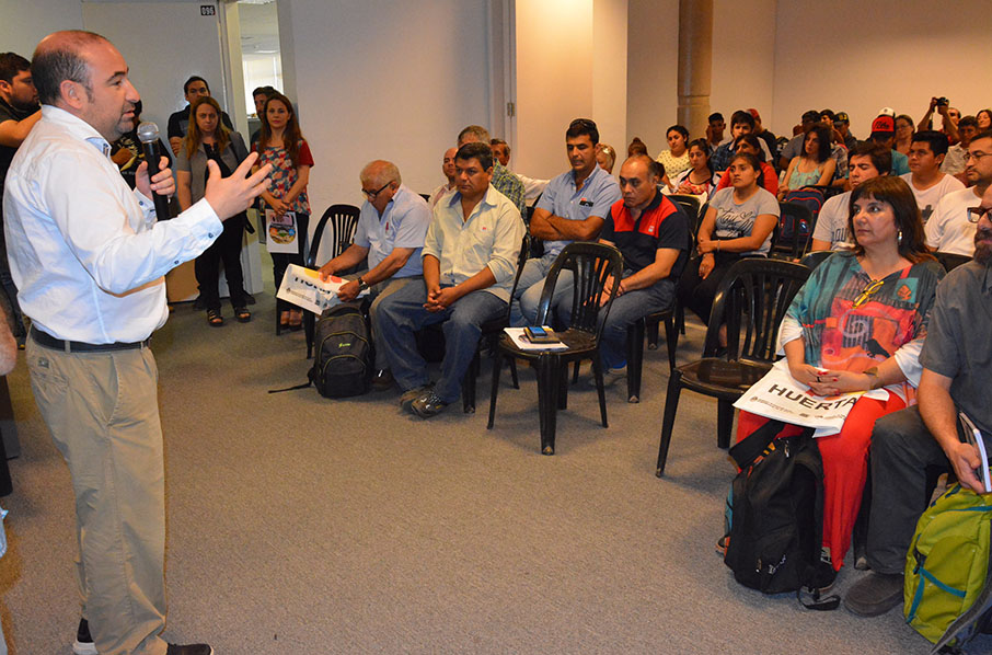 Mirolo realizó la apertura del 2º Seminario Internacional de Agricultura Urbana