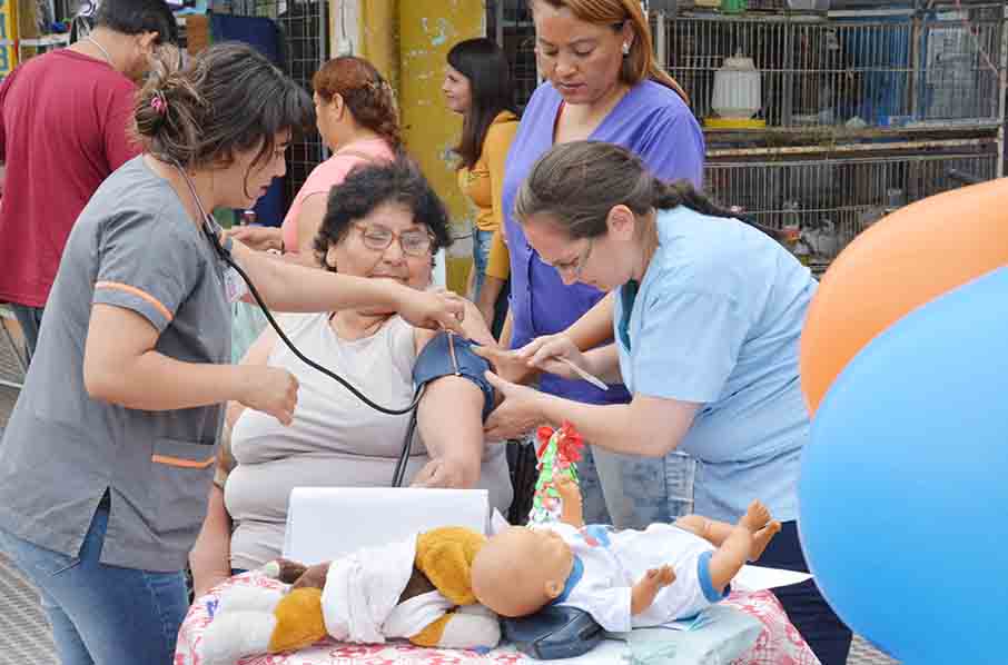 Vecinos accedieron a controles gratuitos en el centro bandeño