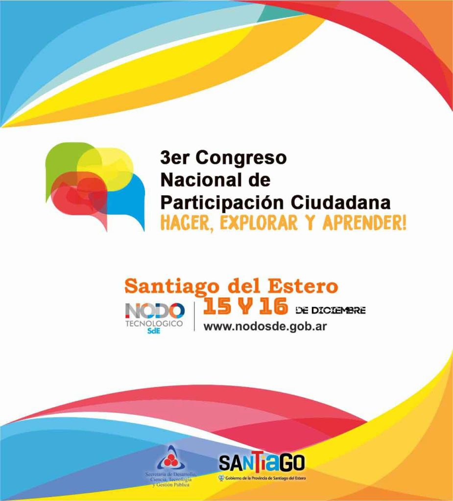 El Nodo será sede del 3° Congreso Nacional de Participación Ciudadana