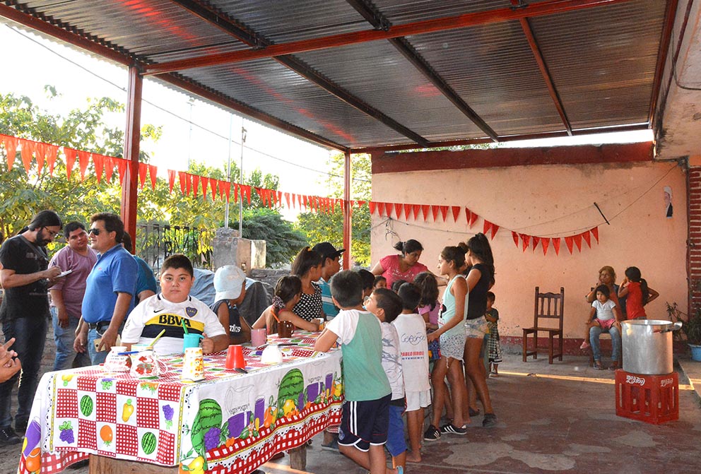 Realizaron mejoras en el comedor del barrio 17 de Octubre