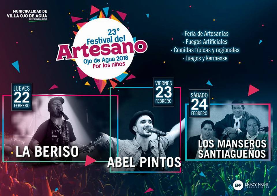 Se puede adquirir entradas para el Festival del Artesano en Santiago y La Banda Se puede adquirir entradas para el Festival del Artesano en Santiago y La Banda