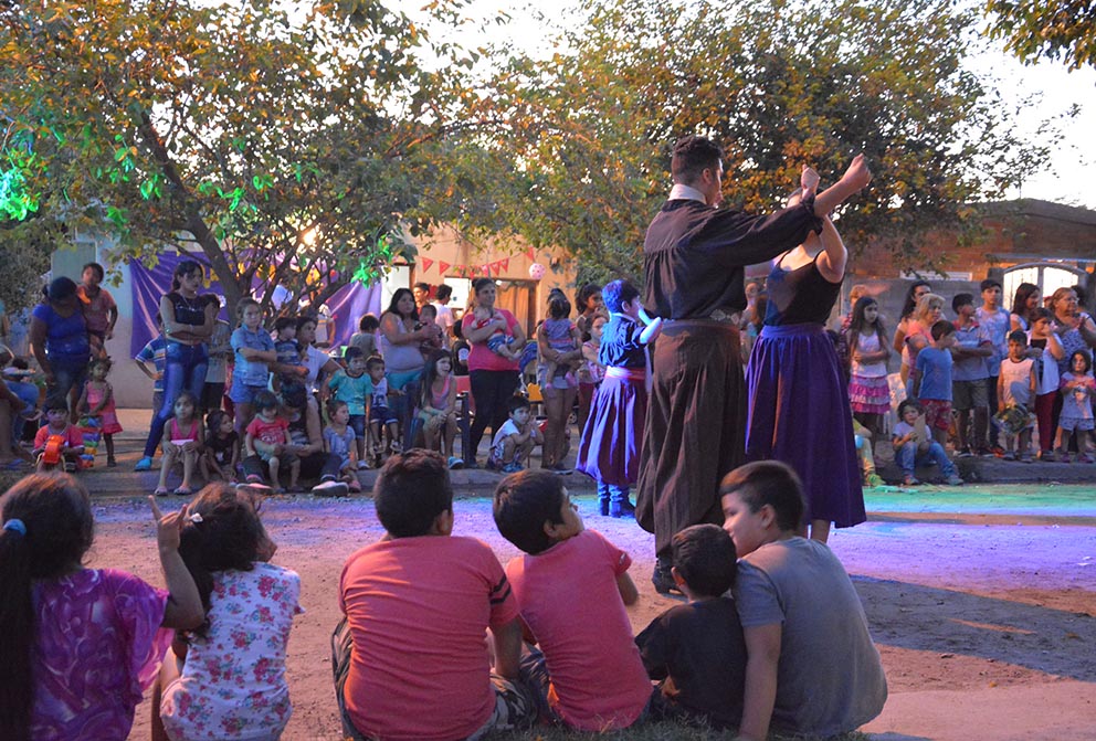 Niños del barrio Banfield vivieron una jornada inolvidable