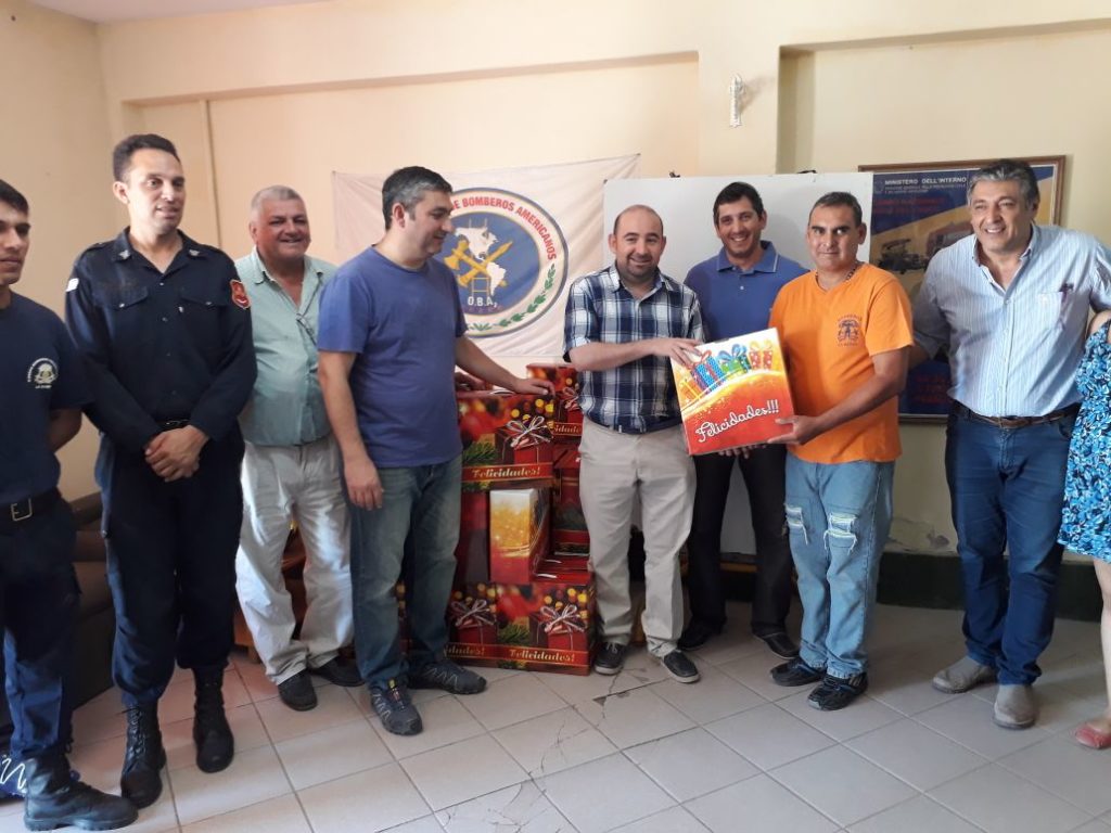 Mirolo visitó a los Bomberos Voluntarios y resaltó el trabajo conjunto que realizan