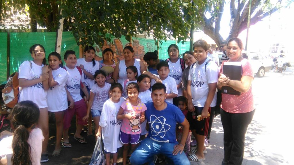Chicos del Bajo de Vertiz realizaron actividades recreativas