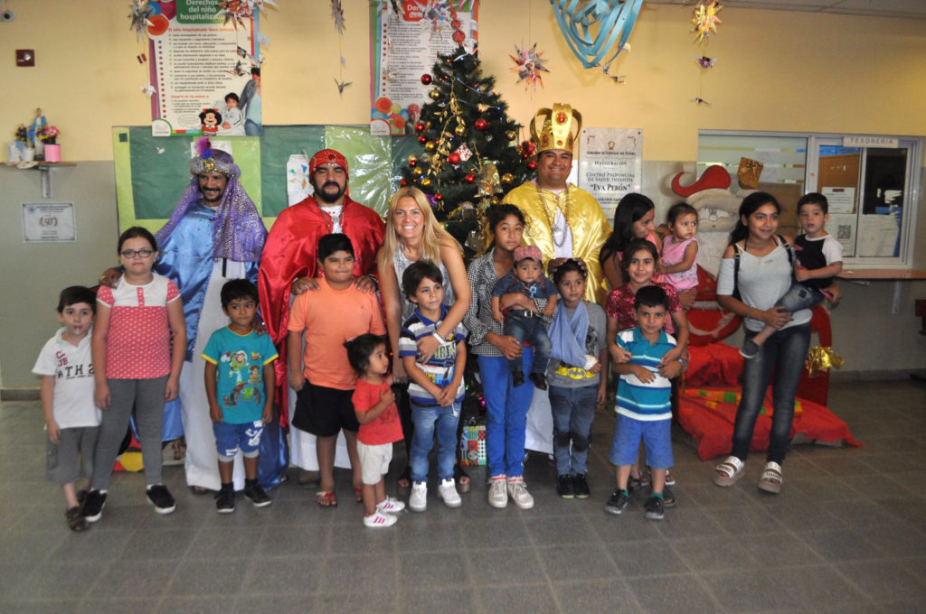 Los Reyes Magos sorprendieron a los niños del Cepsi y del Hospital Banda