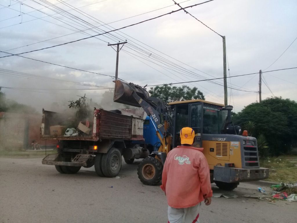 La Dirección de Higiene continúa con sus tareas de limpieza en varios barrios