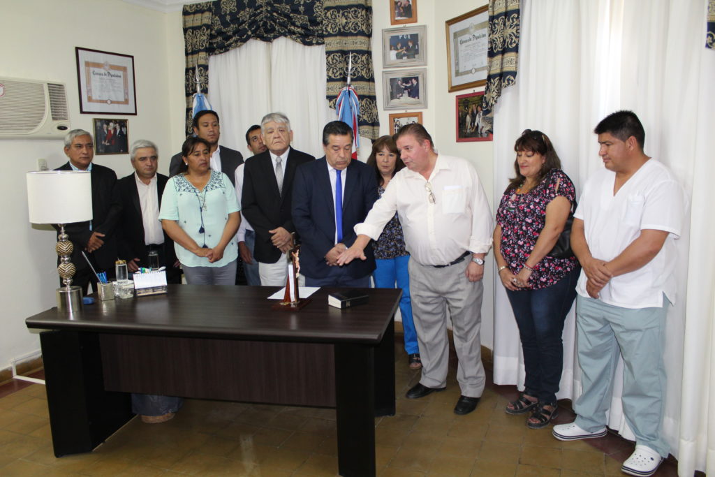 Carlos Padial asumió como responsable del área de Salud Municipal de Clodomira