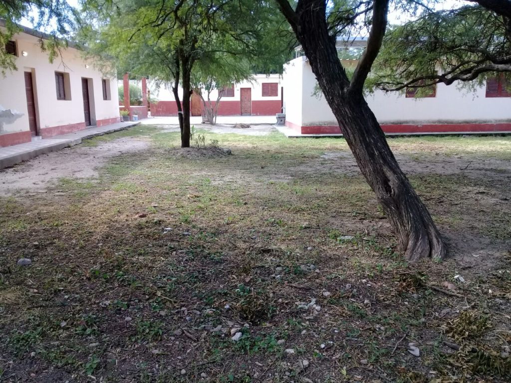 Limpieza, desmalezamiento y fumigación en escuelas de Beltrán
