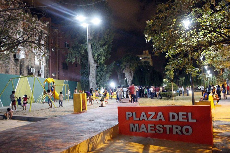 Mirá las mejores imágenes de la remodelada Plaza del Maestro