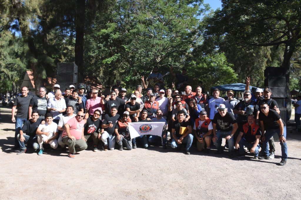 En su día, los motociclistas se reunieron en el predio Las Casuarinas