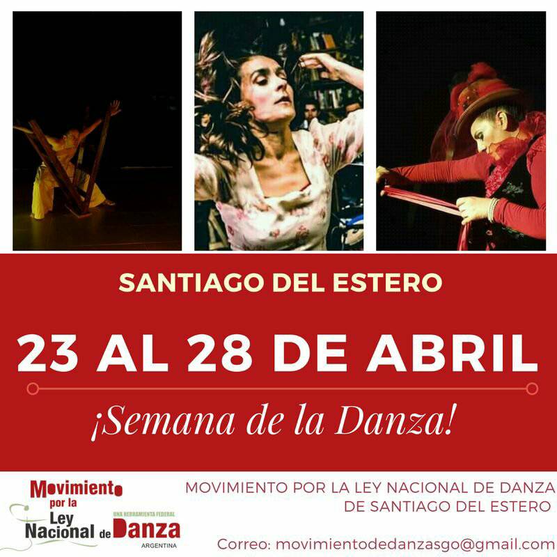 En Capital, Banda, Termas y Frías celebrarán la Semana de la Danza