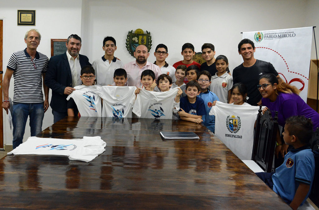 Mirolo recibió a la Escuela de Natación del Gimnasio Municipal