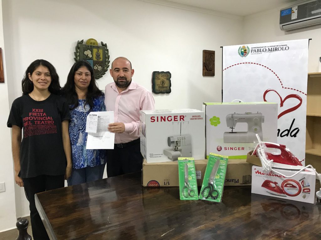 “Emprendiendo sueños” ayudó a una vecina bandeña